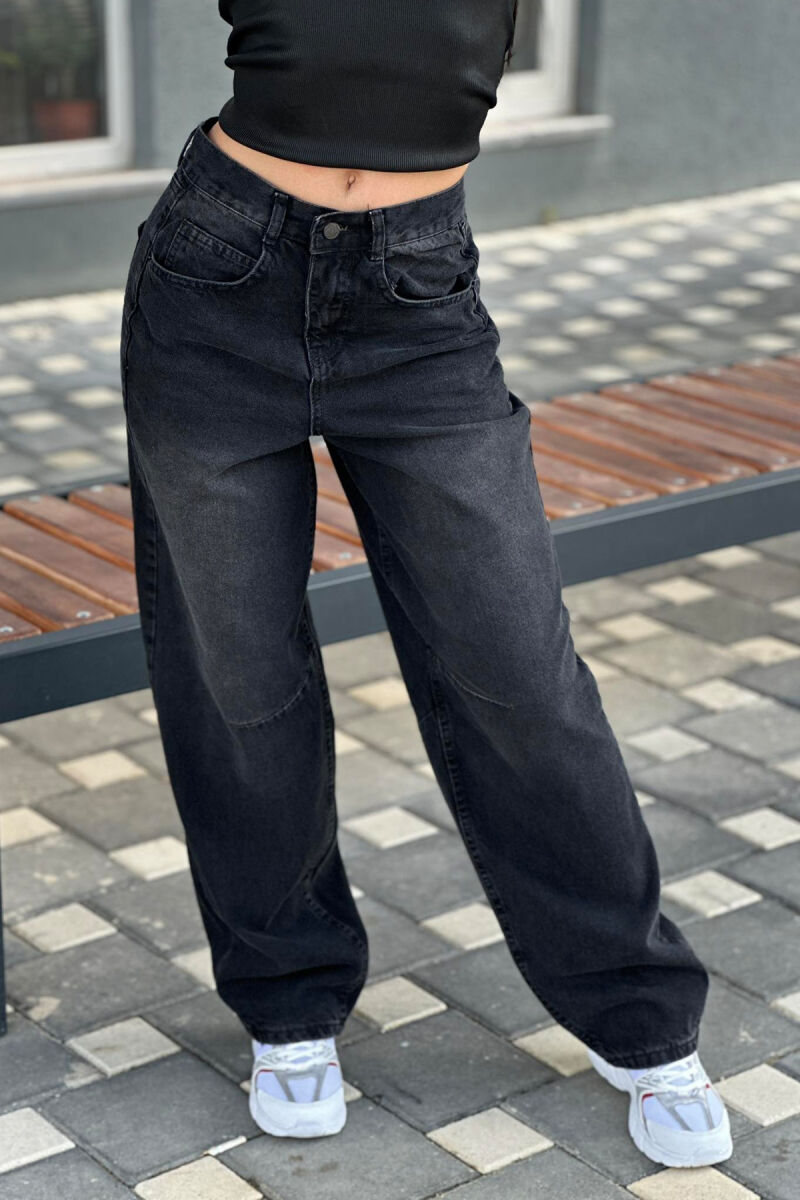 WIDE LEG WOMAN JEANS BLACK/ E ZEZE - 2