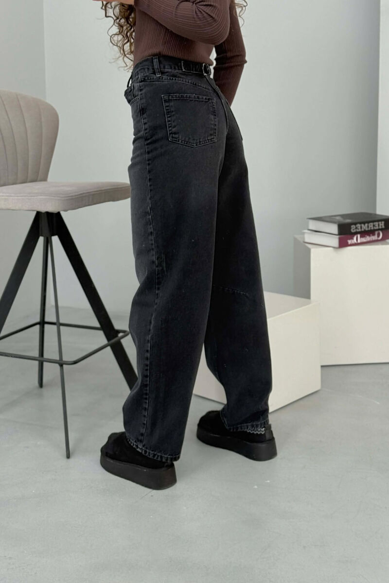 WIDE LEG WOMAN JEANS BLACK/ E ZEZE - 5