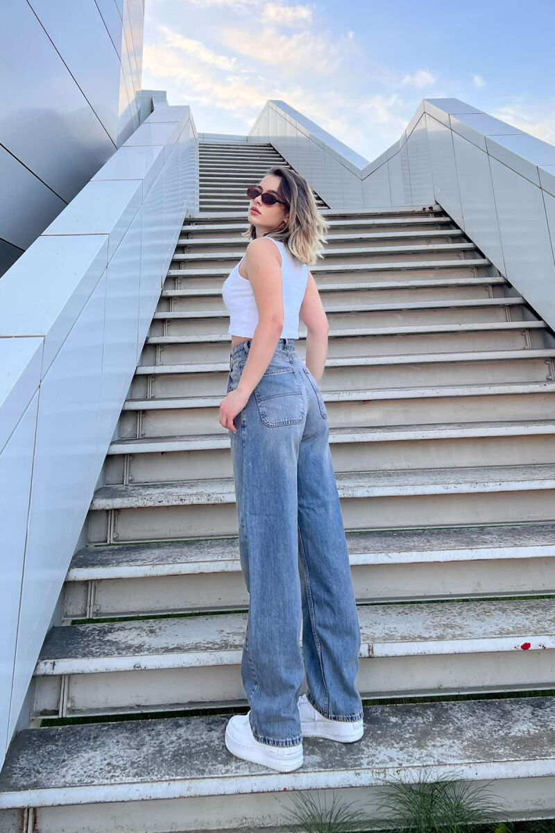 WIDE LEG WOMEN JEANS BEAUBLUE/BBL - 3