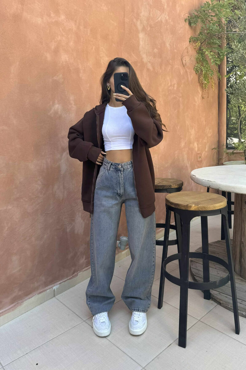 WIDE LEG WOMEN JEANS BEAUBLUE/BBL - 1