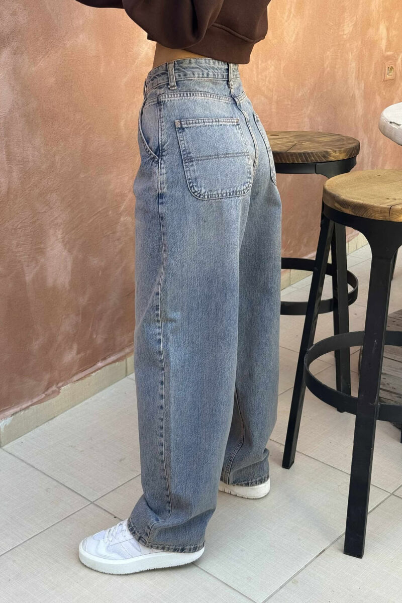 WIDE LEG WOMEN JEANS BEAUBLUE/BBL - 5