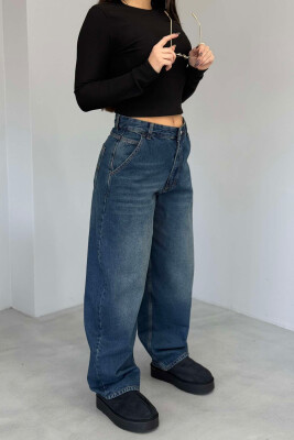 WIDE LEG WOMEN JEANS BLUE/BLU 