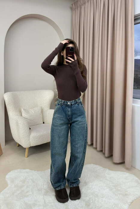 XHINSE TË GJËRA PËR FEMRA NË NGJYRËN BLU E ERRËT - KLAUDIO FASHION