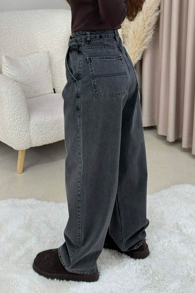WIDE LEG WOMEN JEANS GREY/GRI - 2