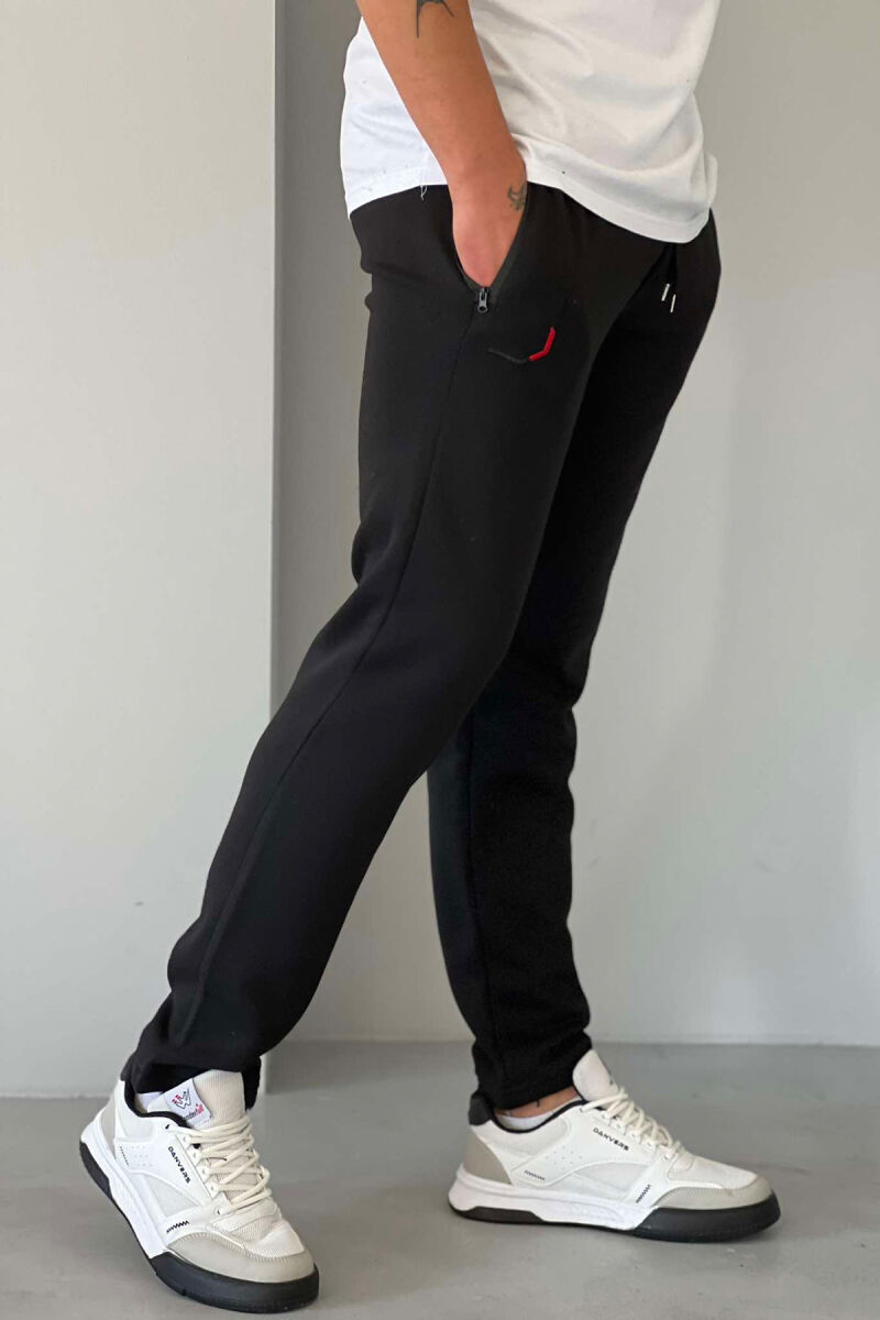 WRITINGS LACING MEN SWEATPANTS BLACK/ E ZEZE - 3