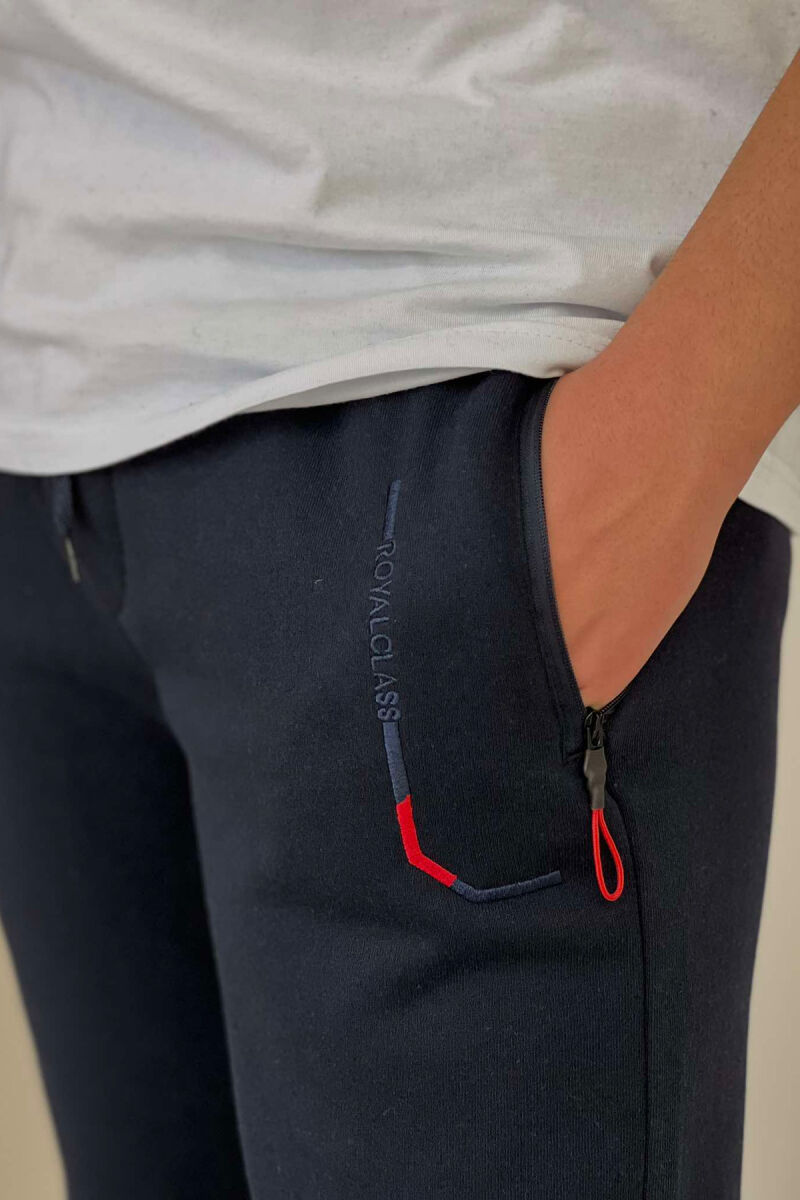 WRITINGS LACING MEN SWEATPANTS BLUE/BLU - 6