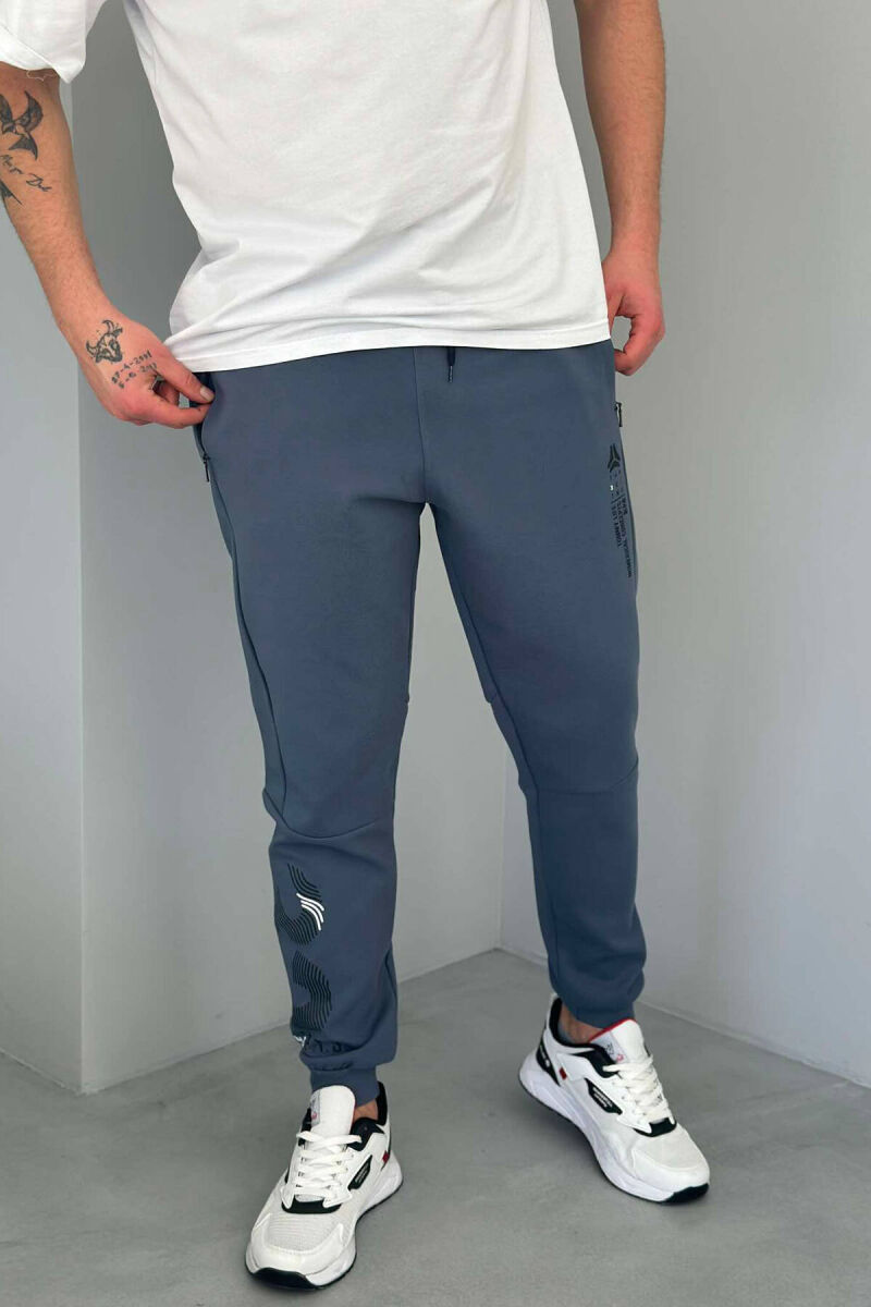 WRITTINGS MEN SWEATPANTS IN LIGHTBLUE COLOR - 1