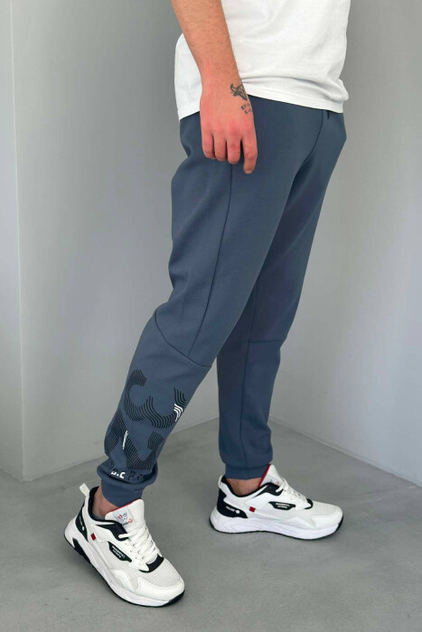 WRITTINGS MEN SWEATPANTS IN LIGHTBLUE COLOR - 2