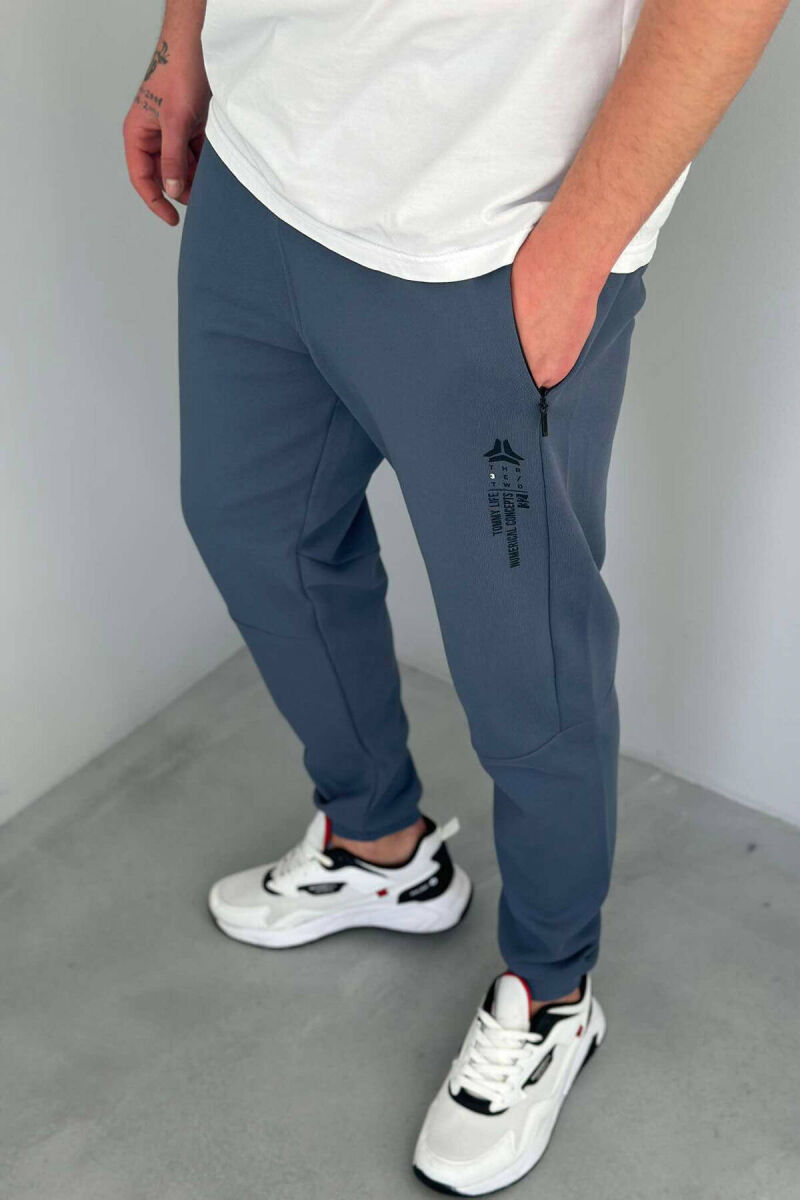 WRITTINGS MEN SWEATPANTS IN LIGHTBLUE COLOR - 3