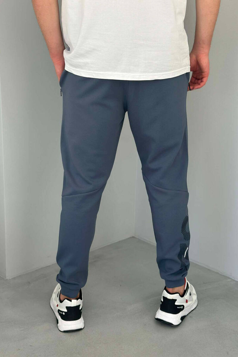 WRITTINGS MEN SWEATPANTS IN LIGHTBLUE COLOR - 4