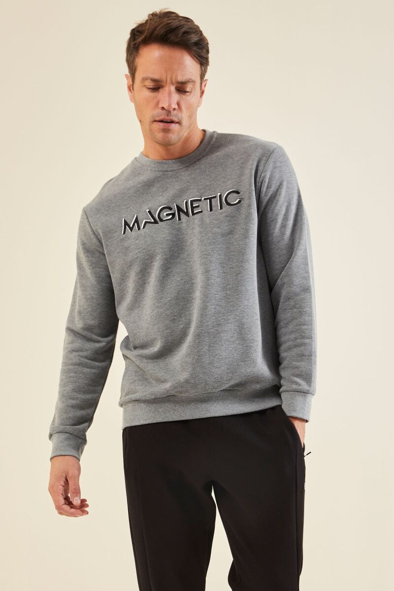 WRITTINGS COTTON MEN SWEATSHIRT GREY/GRI - 4