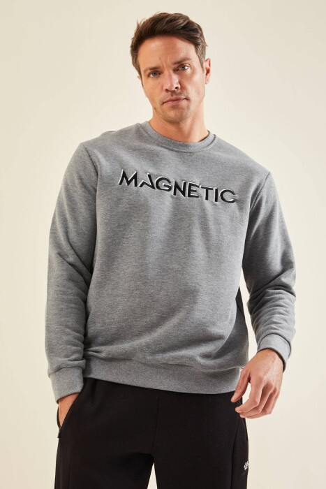 WRITTINGS COTTON MEN SWEATSHIRT GREY/GRI - 6