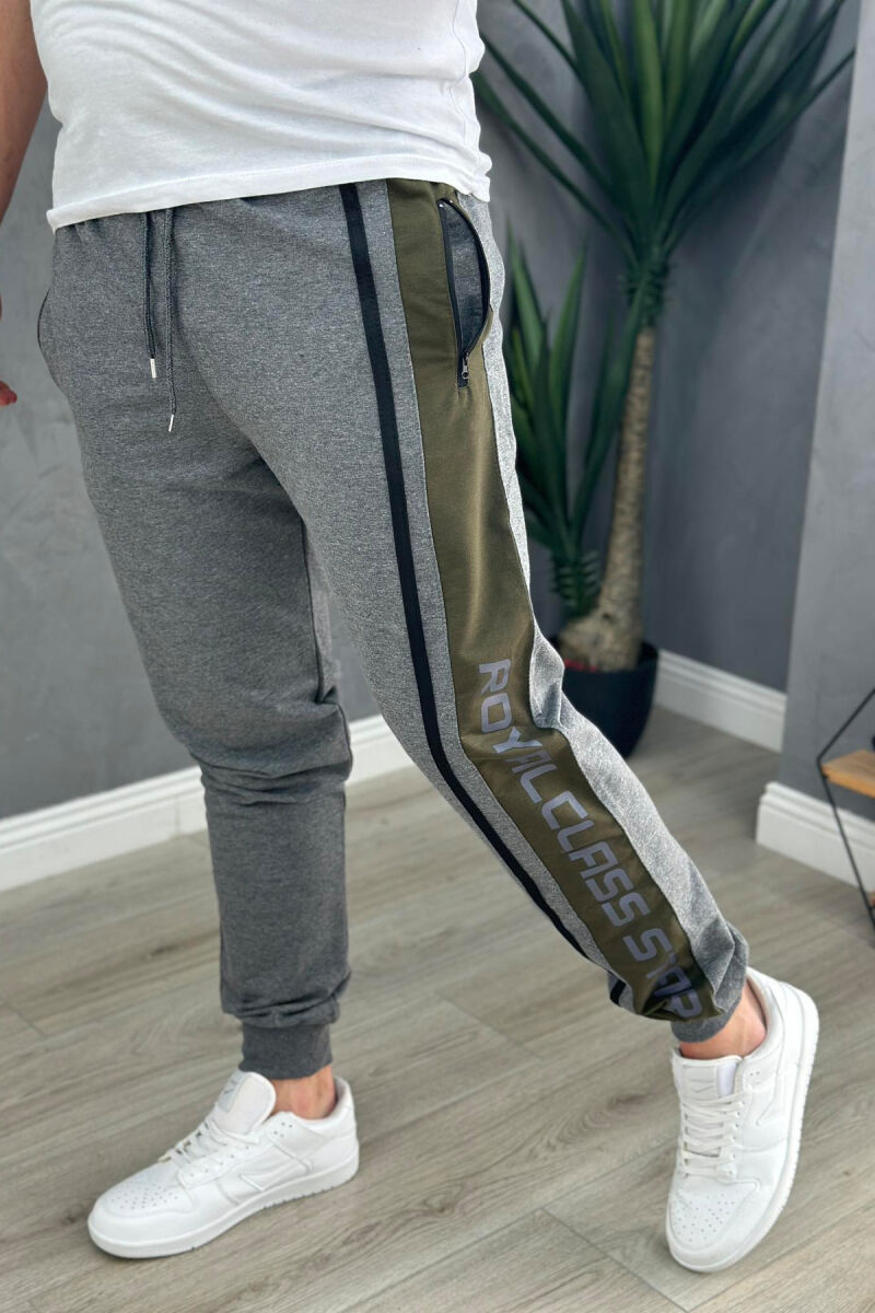 WRITTINGS DIFFERENT COLORS MEN SWEATPANTS GREY/GRI - 2