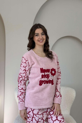 WRITTINGS FLOWER DESIGN WOMEN PYJAMAS PINK/ROZE 