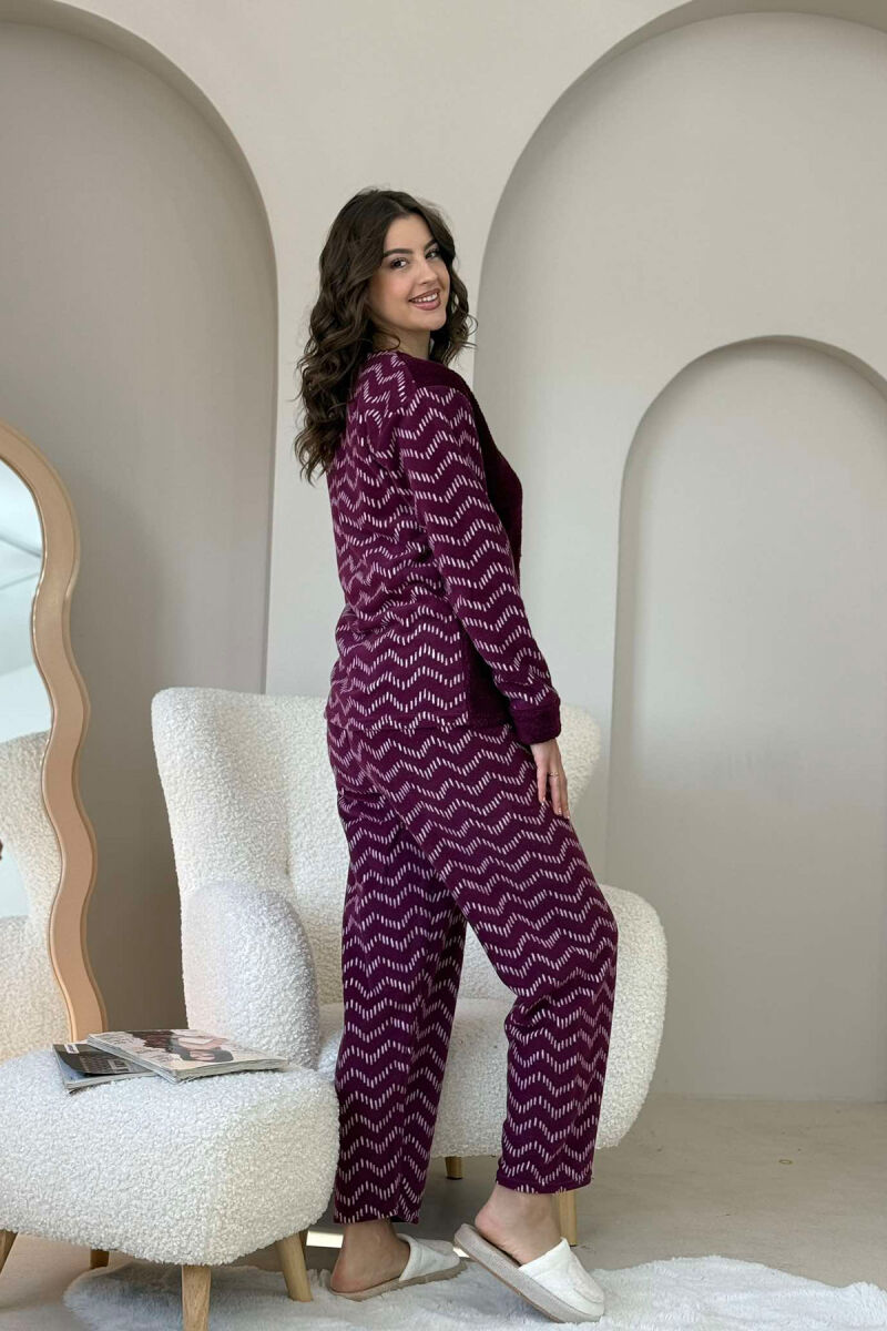 WRITTINGS FLOWER WOMAN PYJAMAS BURGUNDY/VISHNJE - 3