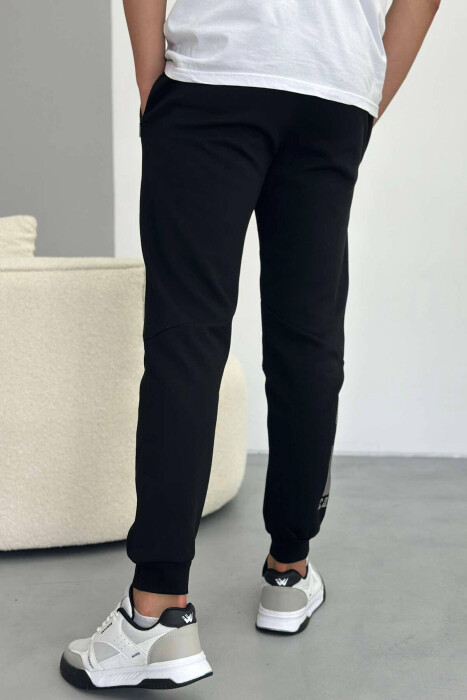 WRITTINGS MEN SWEATPANTS IN BLACK COLOR - 3