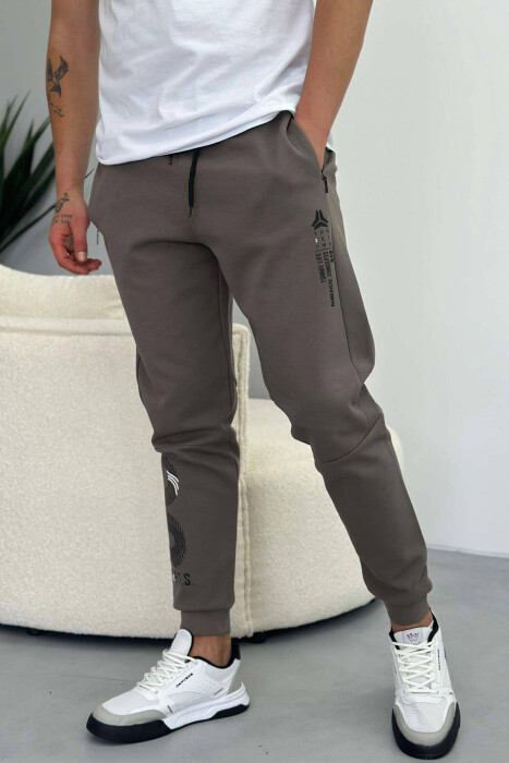 WRITTINGS MEN SWEATPANTS IN BROWN COLOR - 2