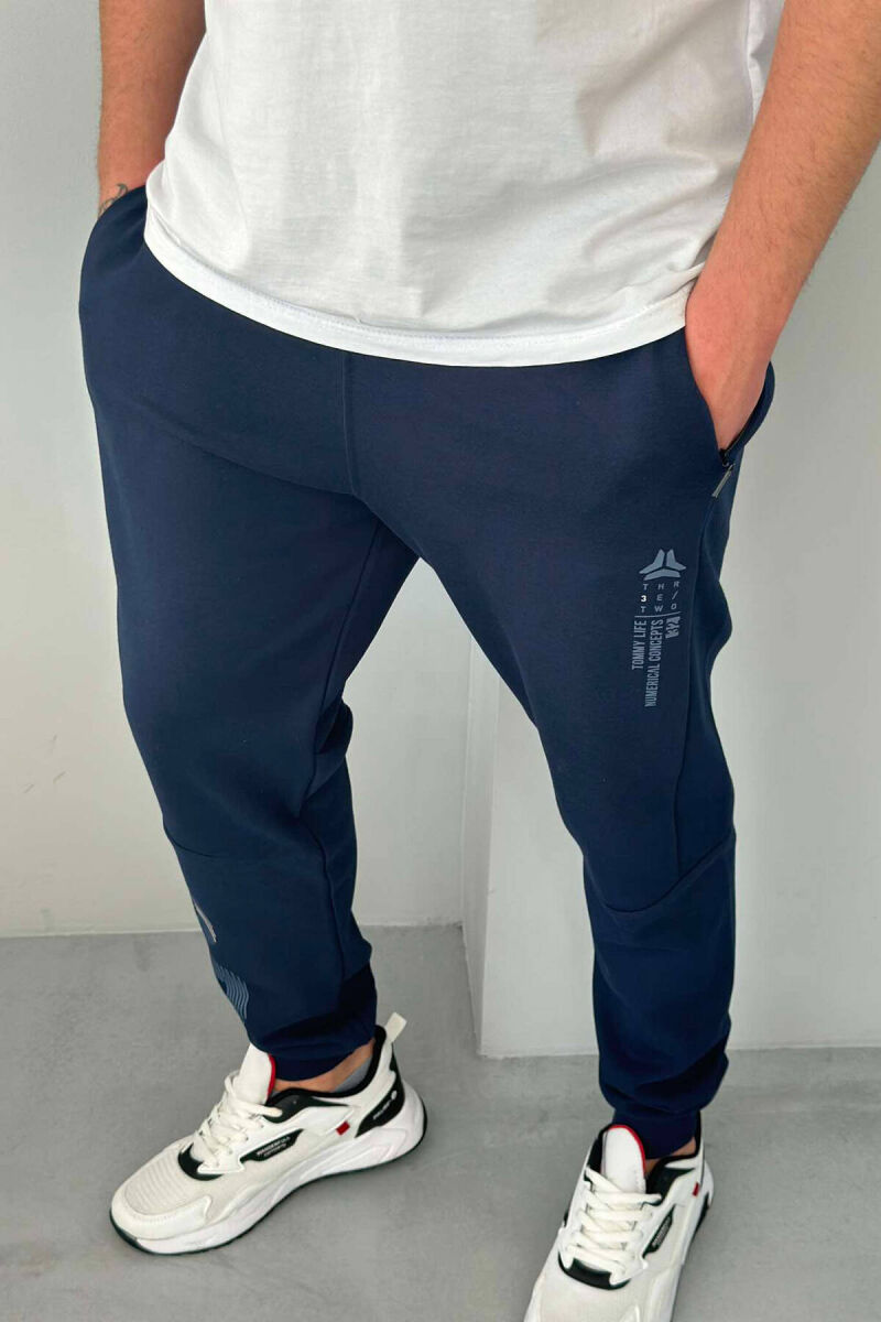 WRITTINGS MEN SWEATPANTS IN DARK BLUE COLOR - 4