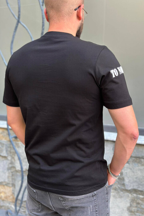 WRITTINGS MEN T-SHIRT BLACK/ E ZEZE - 2