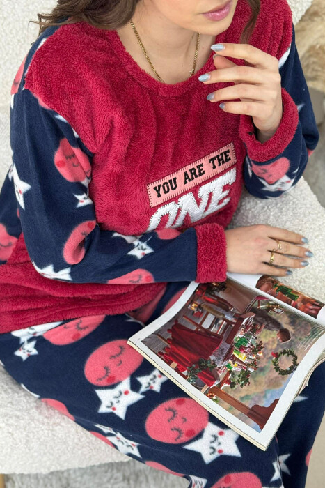 WRITTINGS STAR POLAR WOMAN PIJAMAS BURGUNDY/VISHNJE - 3