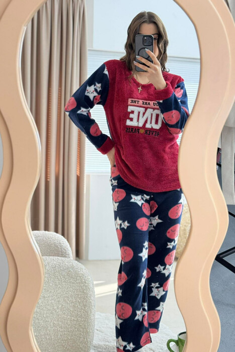 WRITTINGS STAR POLAR WOMAN PIJAMAS BURGUNDY/VISHNJE - 4