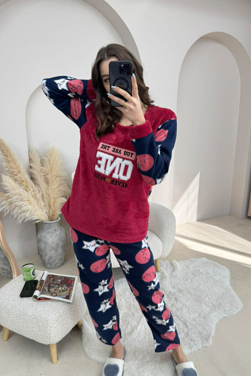 WRITTINGS STAR POLAR WOMAN PIJAMAS BURGUNDY/VISHNJE - 5