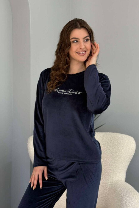 WRITTINGS WOMEN PYJAMAS IN DARK BLUE COLOR - 2