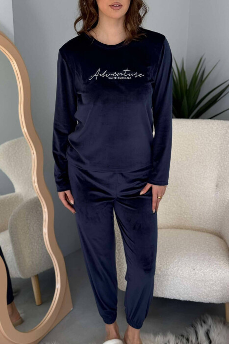 WRITTINGS WOMEN PYJAMAS IN DARK BLUE COLOR - 3