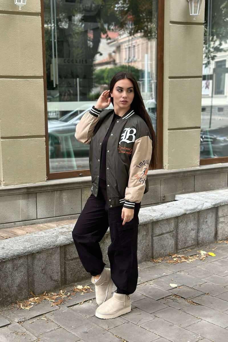 XHAKETË BOMBER PËR FEMRA NË NGJYRËN JESHILE - 3