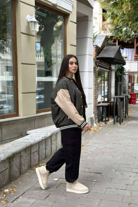 XHAKETË BOMBER PËR FEMRA NË NGJYRËN JESHILE - 5