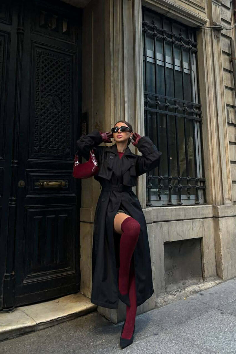 XHAKETE E GJATE ME DETAJIN E RRIPIT PER FEMRA NE NGJYRE TE ZEZE - 6