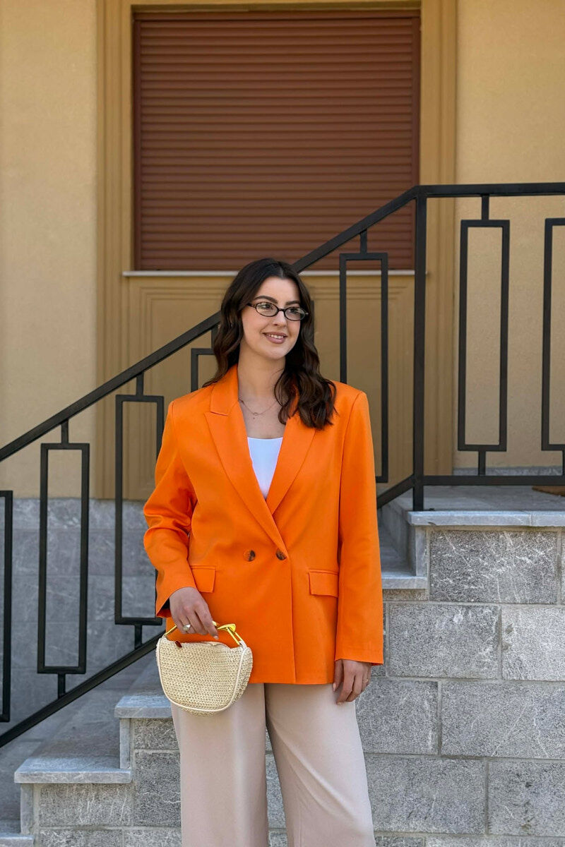 XHAKETE E THJESHTE KLASIKE PER FEMRA NE NGJYRE PORTOKALLI - 5