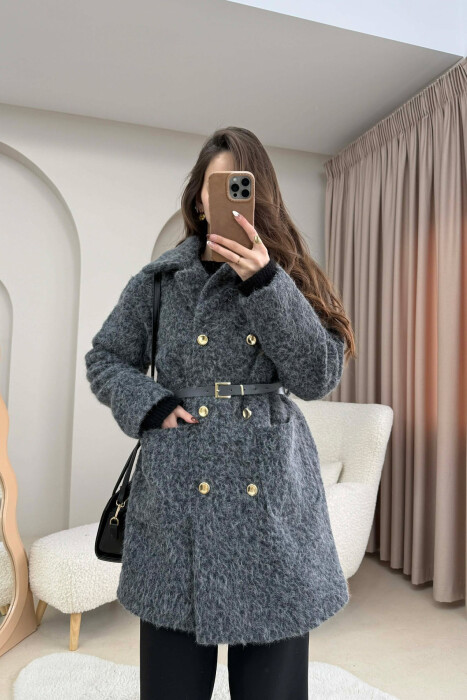 XHAKETE E THJESHTE ME DETAJIN E RRIPIT PER FEMRA NE NGJYRE GRI - 1