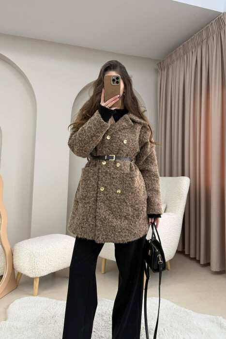 XHAKETE E THJESHTE ME DETAJIN E RRIPIT PER FEMRA NE NGJYRE KAFE - 4