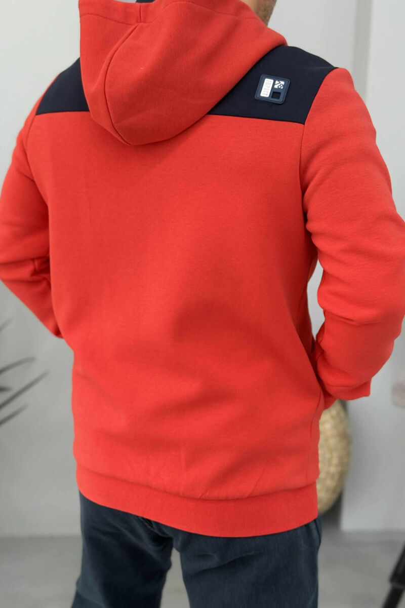 XHAKETË E THJESHTË NJË NGJYRËSHE PËR MESHKUJ NË NGJYRËN E KUQE - 4