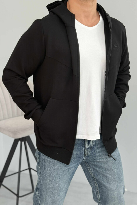 XHAKETË E THJESHTË NJË NGJYRËSHE PËR MESHKUJ NË NGJYRËN E ZEZË - 3