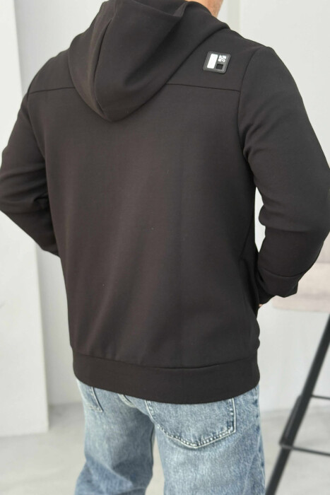 XHAKETË E THJESHTË NJË NGJYRËSHE PËR MESHKUJ NË NGJYRËN E ZEZË - 4