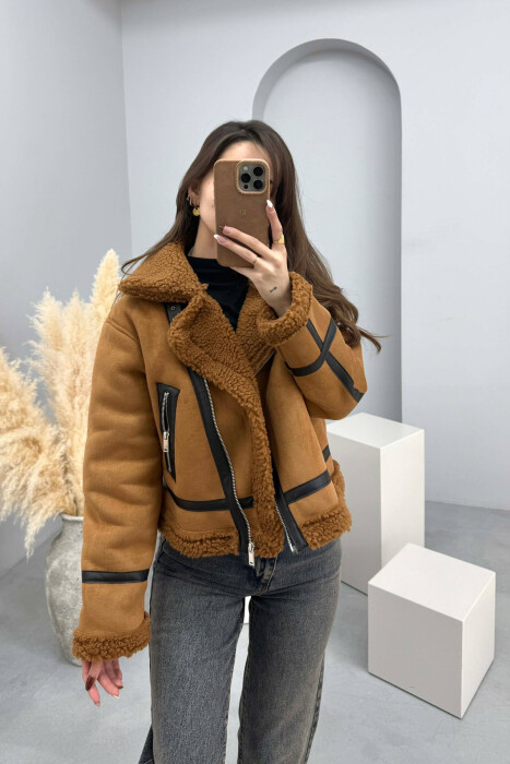 XHAKETE E THJESHTE NJE NGJYRESHE PER FEMRA NE NGJYRE KAFE - 3