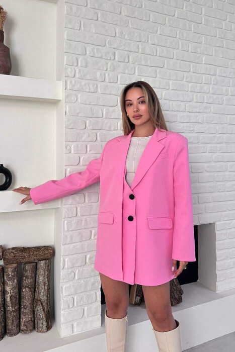 XHAKETE KLASIKE ME BUTONA PER FEMRA NE NGJYRE ROZE - 5