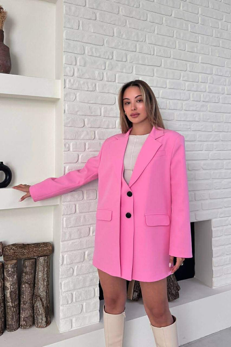 XHAKETE KLASIKE ME BUTONA PER FEMRA NE NGJYRE ROZE - 5
