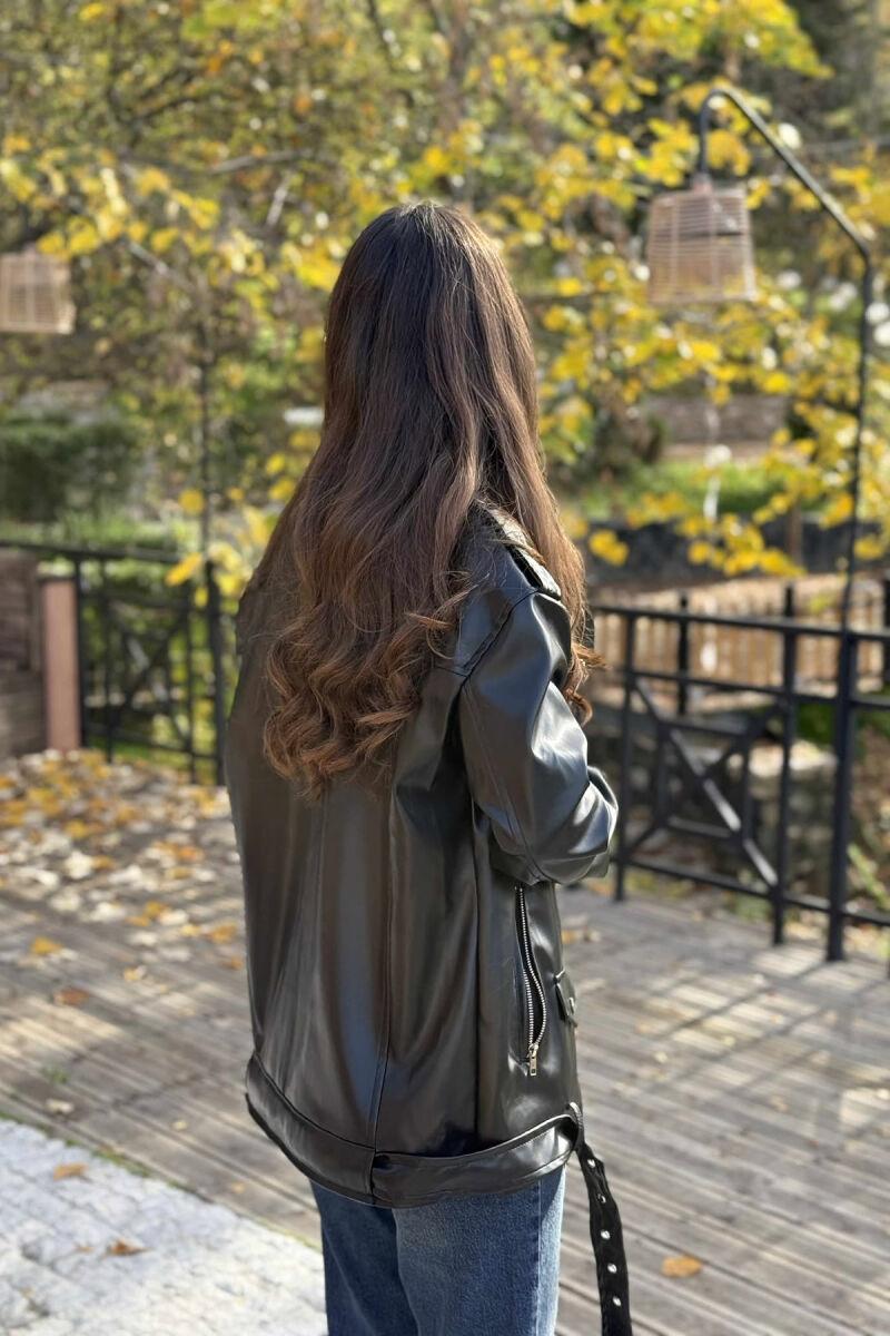 XHAKETE LEKURE ME DETAJIN E RRIPIT PER FEMRA NE NGJYRE TE ZEZE - 5