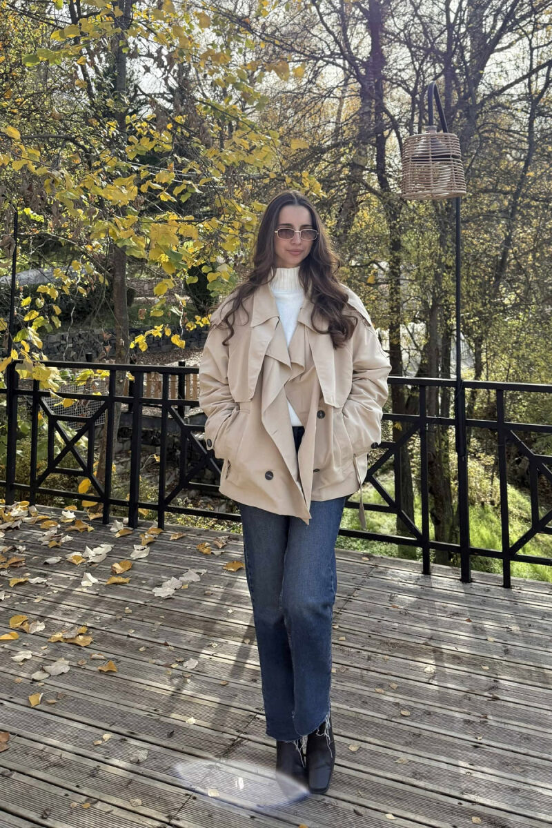 XHAKETE ME PRINT LEOPARDI DHE ME DETAJIN E RRIPIT PER FEMRA NE NGJYRE BEZHE - 4