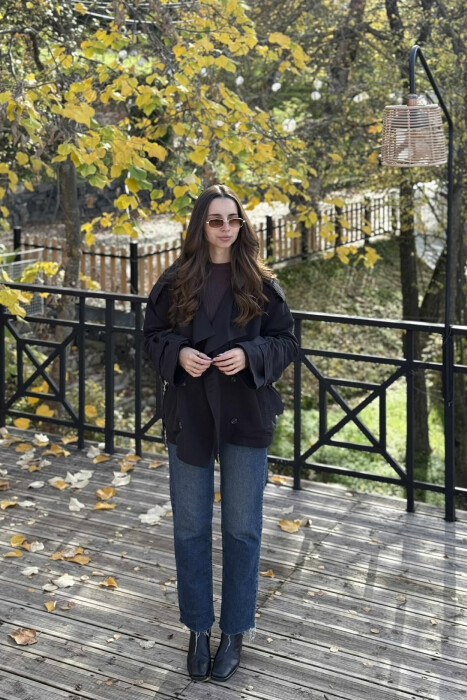 XHAKETE ME PRINT LEOPARDI DHE ME DETAJIN E RRIPIT PER FEMRA NE NGJYRE TE ZEZE - 1