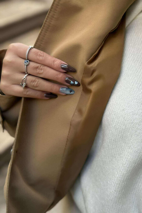 XHAKETË NJË NGJYRËSHE ME GËZOF TË SHKËPUTSHËM PËR FEMRA NË NGJYRË BEZHË - 3