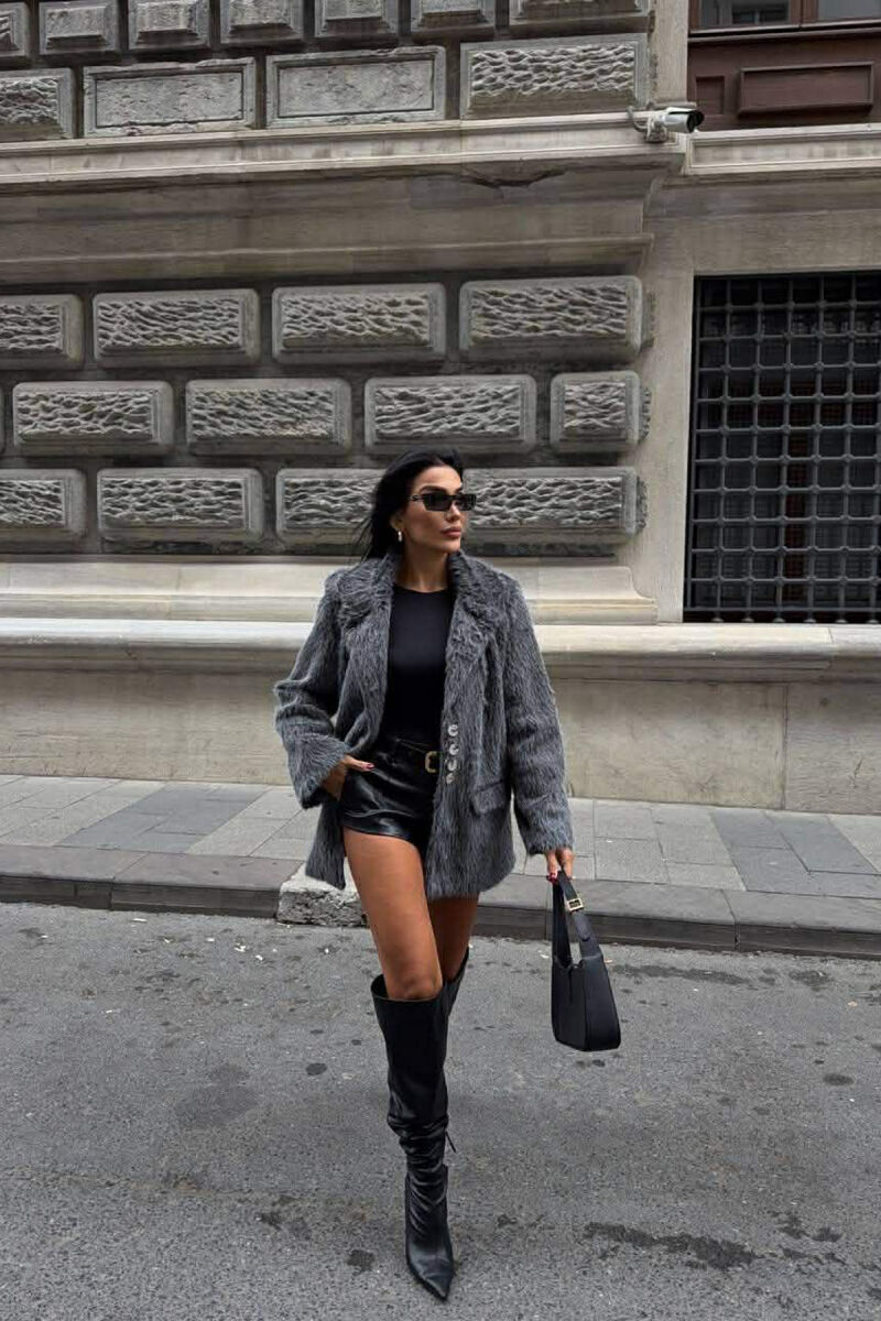 XHAKETE PELLUSHI ME KOPSA PER FEMRA NE NGJYRE GRI - 3