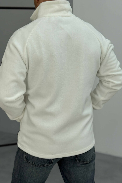 XHAKETË POLARE PËR MESHKUJ NË NGJYRËN E BARDHË - 5