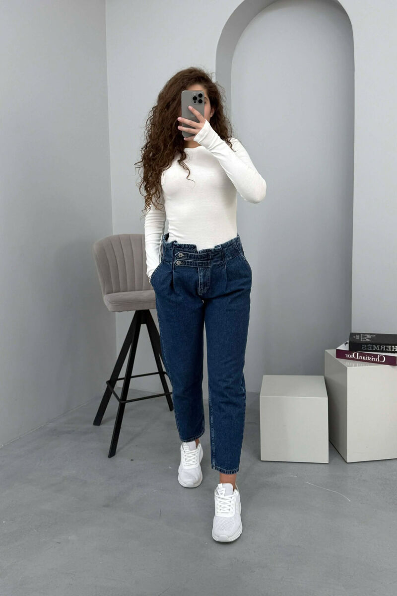 XHINSE ME DETAJE PËR FEMRA NË NGJYRËN BLU - 1