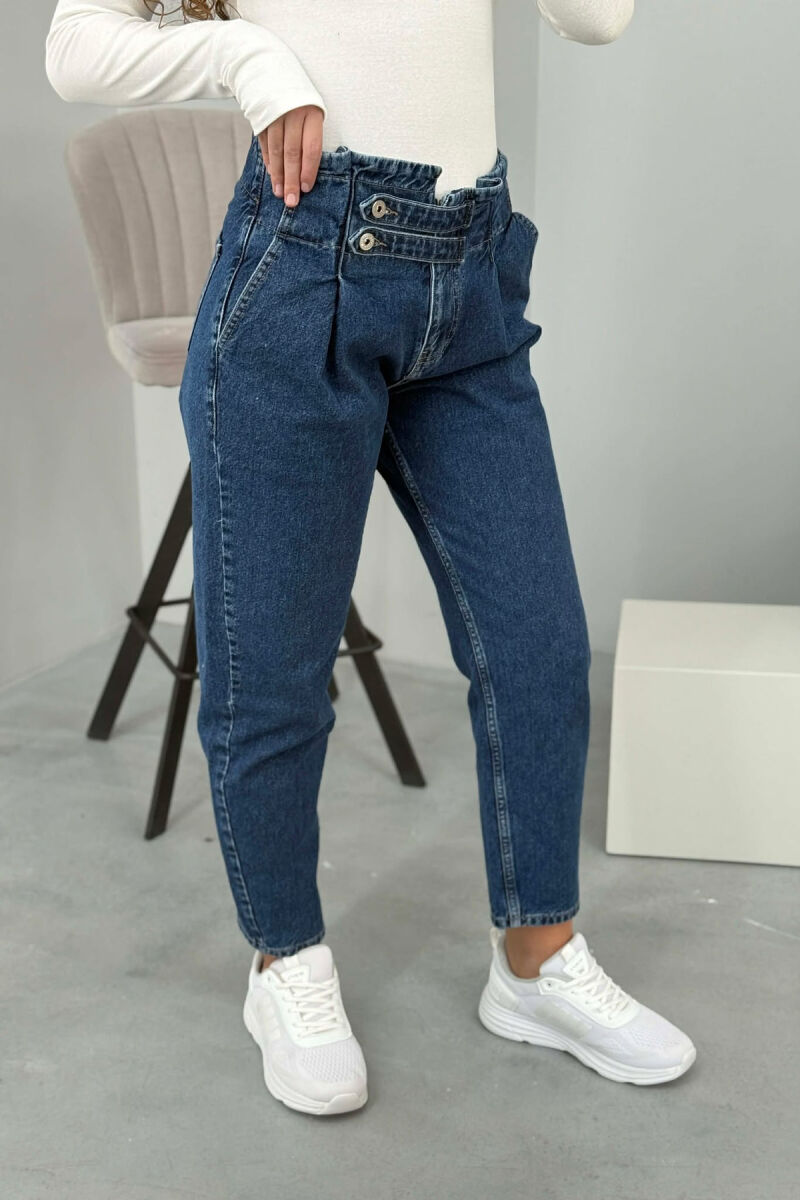 XHINSE ME DETAJE PËR FEMRA NË NGJYRËN BLU - 3