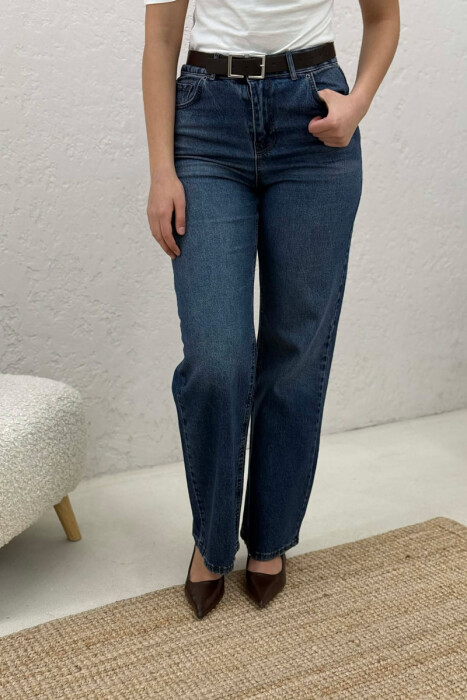 XHINSE NJE NGJYRESHE ME DETAJIN E RRIPIT PER FEMRA NE NGJYRE BLU - 4