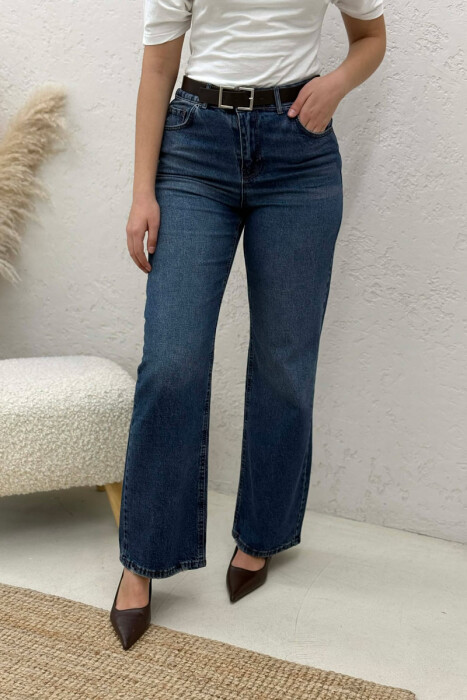 XHINSE NJE NGJYRESHE ME DETAJIN E RRIPIT PER FEMRA NE NGJYRE BLU - 5